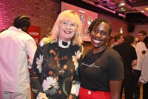 Finn Halligan (Screen International); Tiffany Kizito (Netflix)